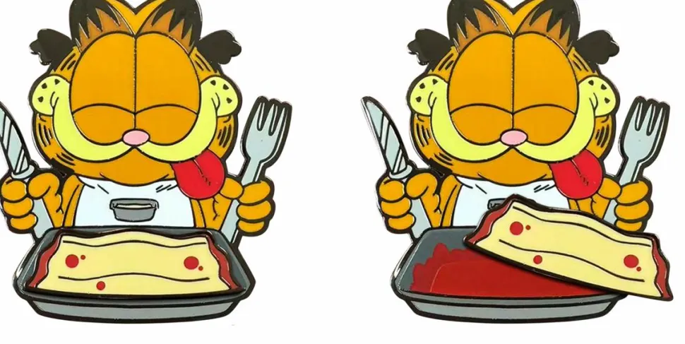 Garfield - Garfield Lasagna Dinner Enamel Pin