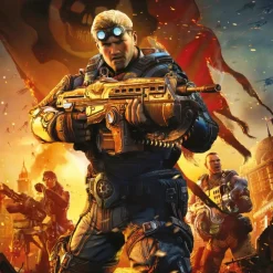 Gears of War: Judgment - Original Video Game Soundtrack by Steve Jablonsky & Jacob Shea 2xLP Vinyl Record (Red / Blue Coloured Vinyl)