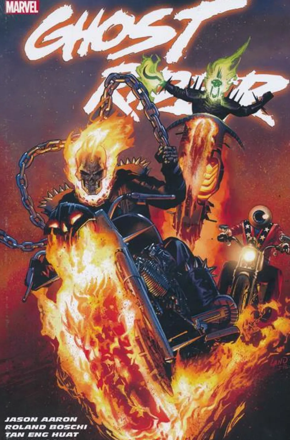 Ghost Rider - Ghost Rider by Jason Aaron Omnibus Hardcover Book (Greg Land DM Variant Cover)