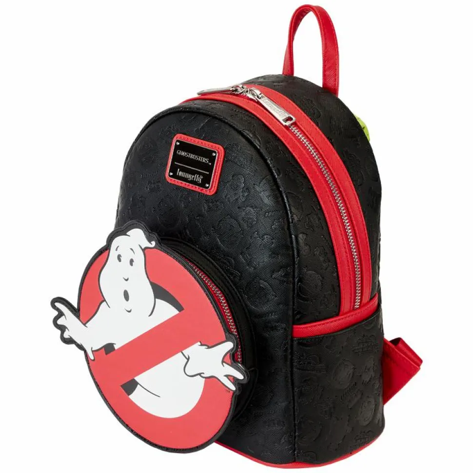 Ghostbusters - Logo Glow in the Dark 10" Faux Leather Mini Backpack