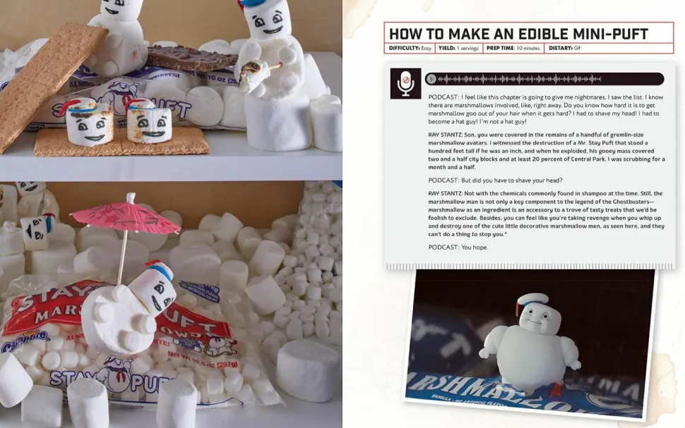 Ghostbusters - The Official Cookbook Hardcover Book