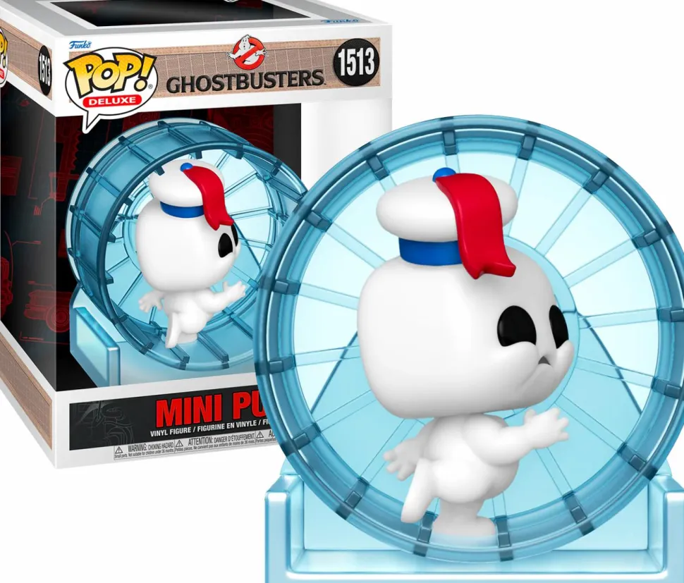 Ghostbusters: Frozen Empire (2024) - Mini Puft in Wheel Deluxe Pop! Vinyl Figure