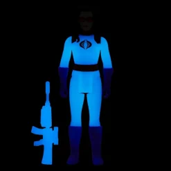 G.I. Joe - Baroness Glow Patrol Glow-in-the-Dark ReAction 3.75” Action Figure