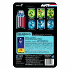 G.I. Joe - Cobra Commander Glow Patrol Glow-in-the-Dark ReAction 3.75” Action Figure