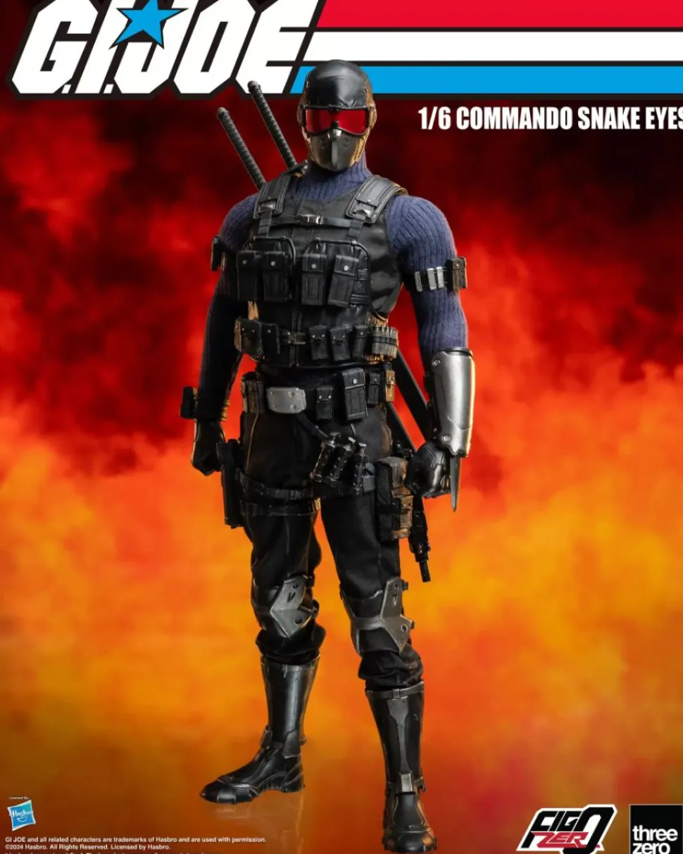G.I. Joe - Commando Snake Eyes FigZero 1/6th Scale Action Figure