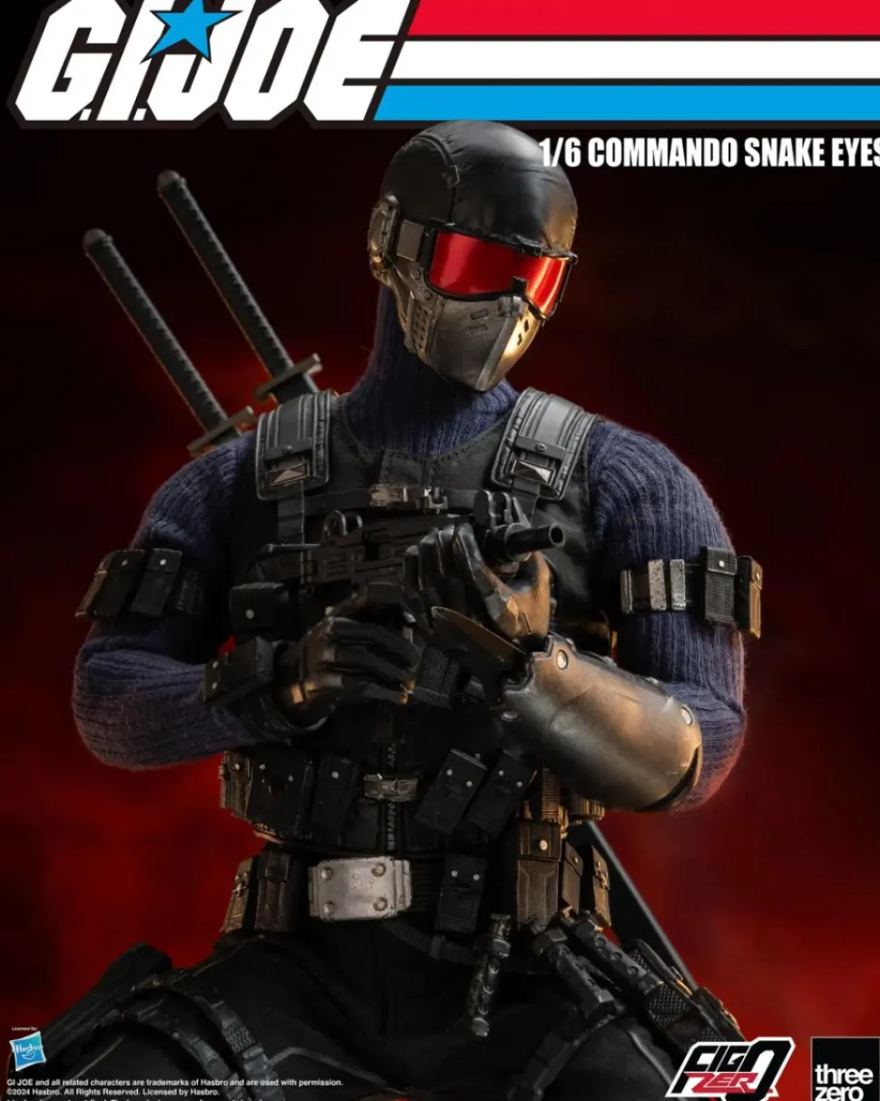 G.I. Joe - Commando Snake Eyes FigZero 1/6th Scale Action Figure