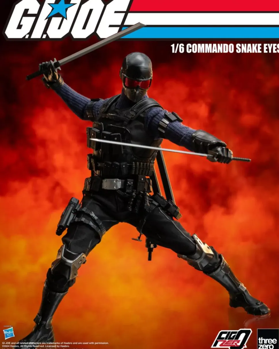 G.I. Joe - Commando Snake Eyes FigZero 1/6th Scale Action Figure