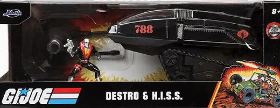 G.I. Joe - Destro & H.I.S.S. Tank Hollywood Rides 1/32 Scale Die-Cast Vehicle Replica