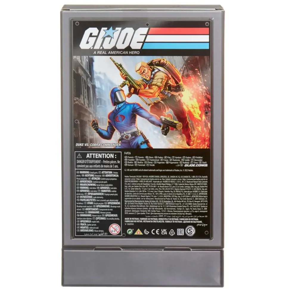 G.I. Joe - Duke vs. Cobra Commander Retro Collection 3.75” Action Figure 2-Pack