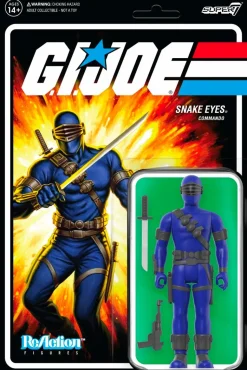 G.I. Joe - Snake Eyes (Cartoon V2) ReAction 3.75” Action Figure
