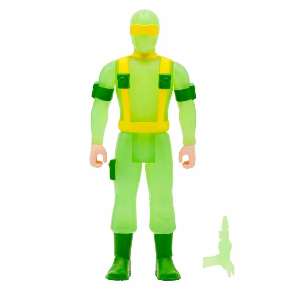 G.I. Joe - Snake Eyes Glow Patrol Glow-in-the-Dark ReAction 3.75” Action Figure