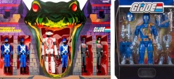 G.I. Joe - Snakelings ReAction & Cobra B.A.T. Ultimates! Action Figure Bundle (2022 SDCC Exclusive) (Set of 2)