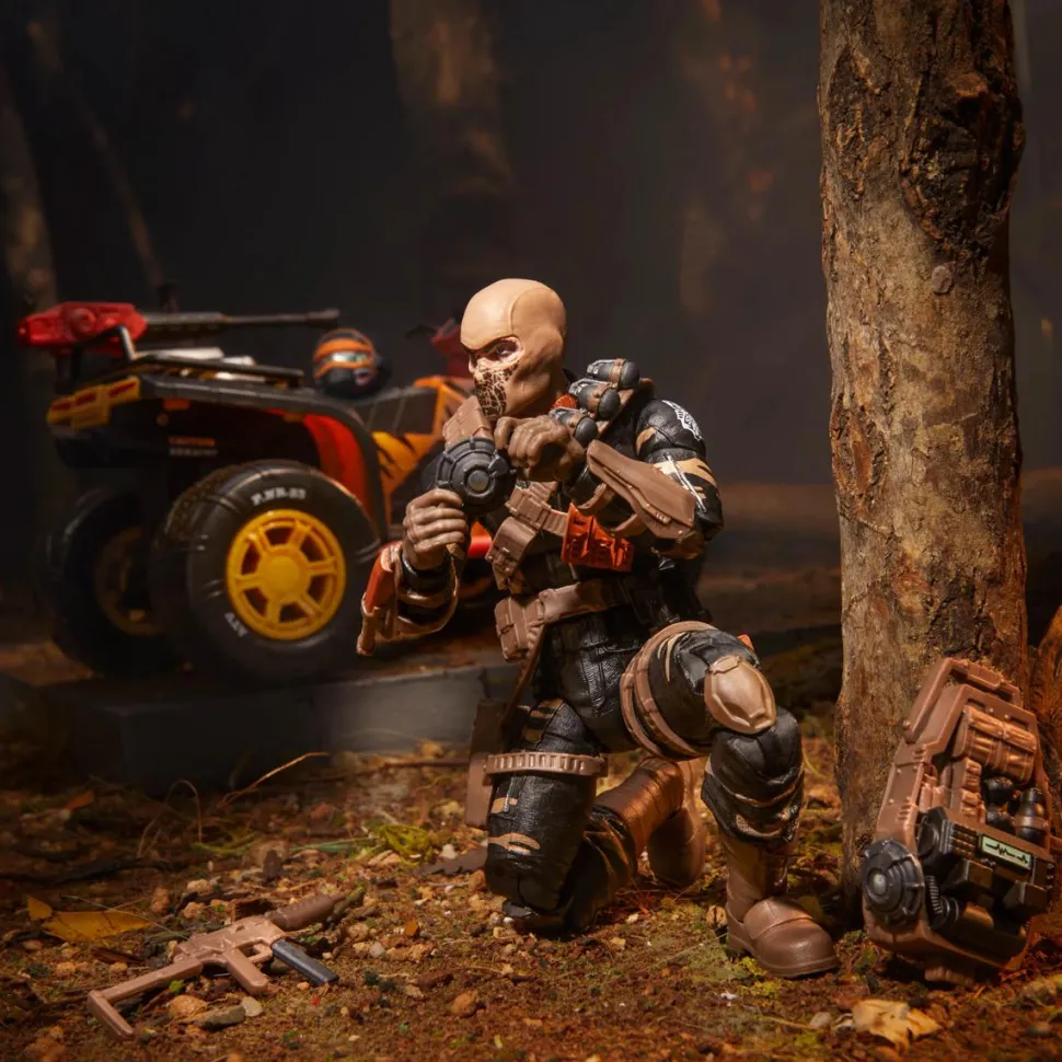 G.I. Joe - Tiger Force Wreckage & Tiger Paw ATV Classified Series 6" Scale Action Figure Vehicle Playset