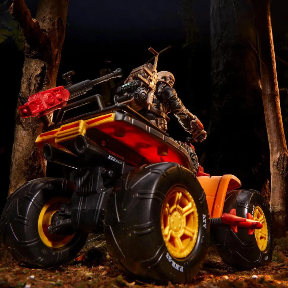 G.I. Joe - Tiger Force Wreckage & Tiger Paw ATV Classified Series 6" Scale Action Figure Vehicle Playset