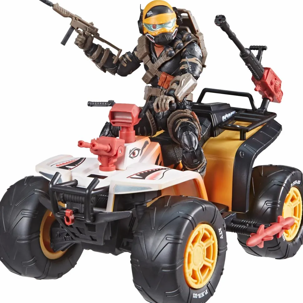 G.I. Joe - Tiger Force Wreckage & Tiger Paw ATV Classified Series 6" Scale Action Figure Vehicle Playset
