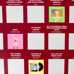Gift Republic - 100 Albums Bucket List Scratch Off Poster