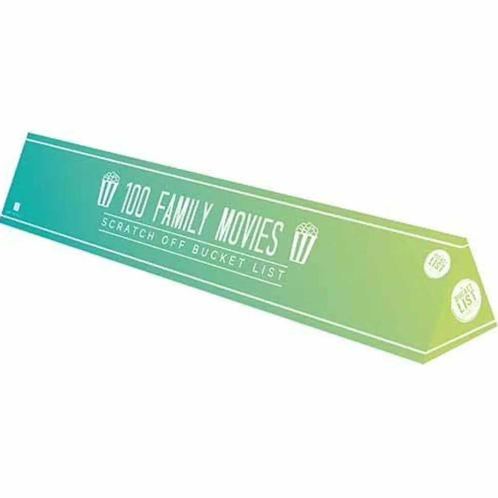 Gift Republic - 100 Family Movies Bucket List Scratch Off Poster