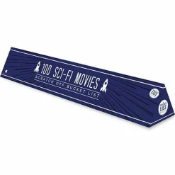 Gift Republic - 100 Sci-Fi Movies Bucket List Scratch Off Poster