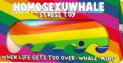 Gift Republic - Homosexuwhale Stress Toy