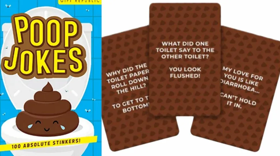 Gift Republic - Poop Jokes: 100 Absolute Stinkers! Card Deck
