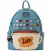 Gilmore Girls - Luke's Diner Domed Coffee Mug 10" Faux Leather Mini Backpack