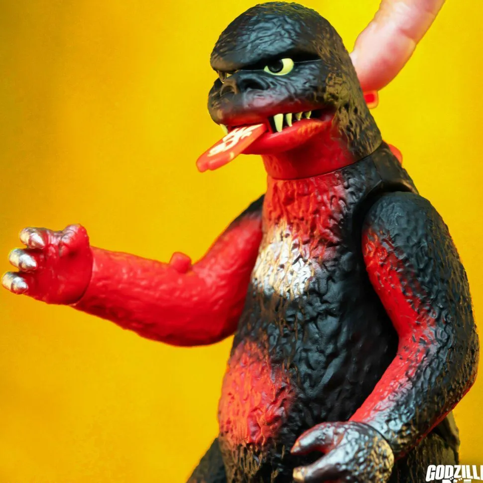 Godzilla - Shogun Godzilla (Vintage Red) Toho Ultimates! 7" Scale Action Figure (2024 SDCC Exclusive)