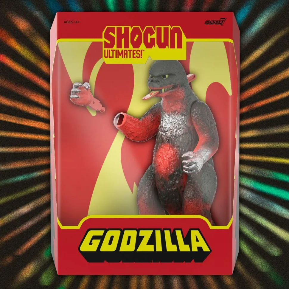 Godzilla - Shogun Godzilla (Vintage Red) Toho Ultimates! 7" Scale Action Figure (2024 SDCC Exclusive)