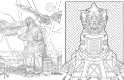Godzilla - The Official Colouring Book Paperback Book