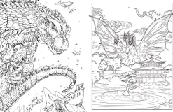 Godzilla - The Official Colouring Book Paperback Book