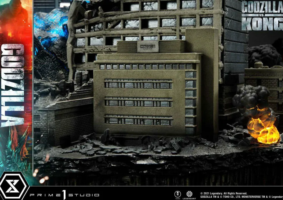 Godzilla vs Kong - Godzilla Final Battle 24” Diorama Statue