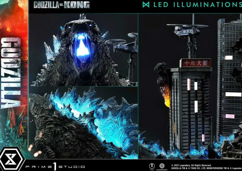 Godzilla vs Kong - Godzilla Final Battle 24” Diorama Statue
