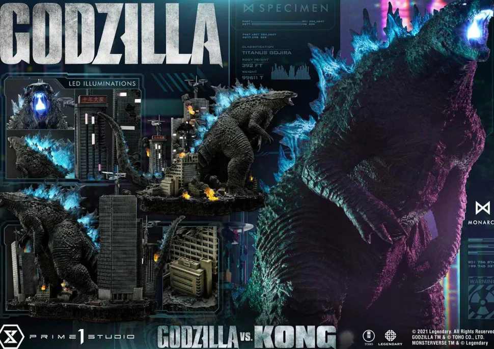 Godzilla vs Kong - Godzilla Final Battle 24” Diorama Statue