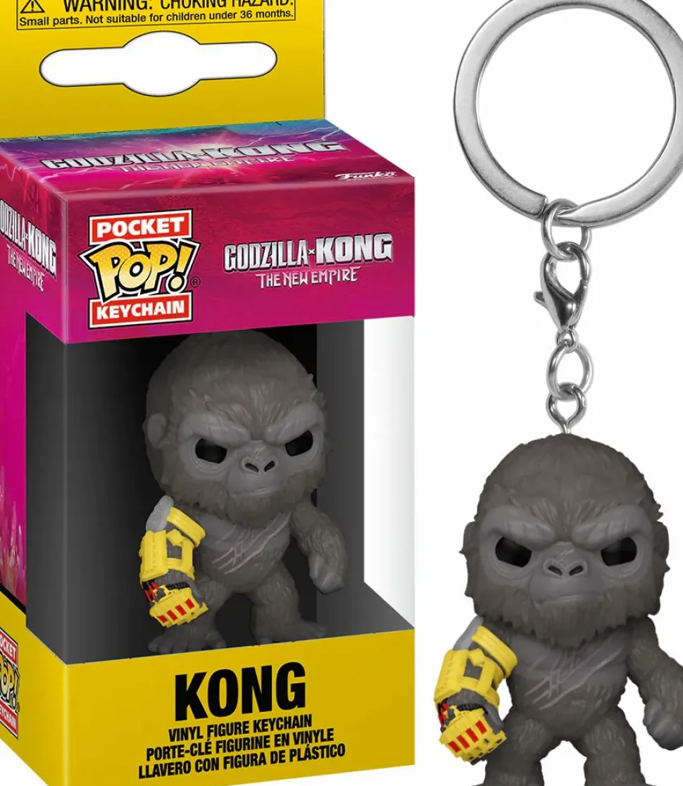 Godzilla vs. Kong 2: The New Empire - Kong with Mechanical Arm Pocket Pop! Keychain