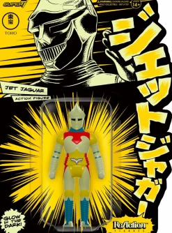 Godzilla vs. Megalon (1974) - Jet Jaguar Glow in the Dark ReAction 3.75” Action Figure (2022 SDCC Exclusive)