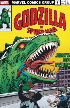 Godzilla vs. Spider-Man - Issue #1 Single Issue Paperback Comic Book (King of Monsters Homage Variant Cover)