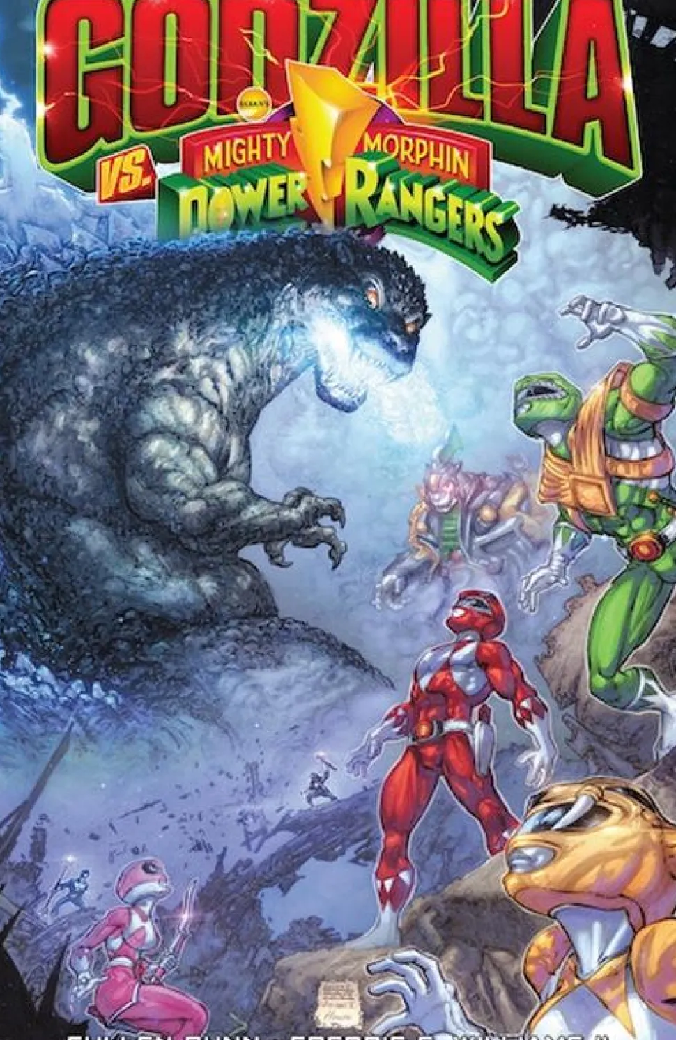 Godzilla vs. The Mighty Morphin Power Rangers by Cullen Bunn Trade Paperback Book