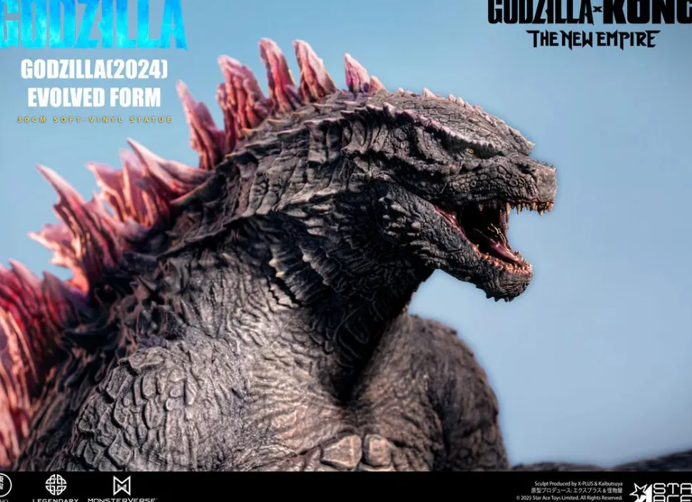 Godzilla x Kong: The New Empire (2024) - Godzilla Evolved Form Deluxe 12" Soft Vinyl Statue