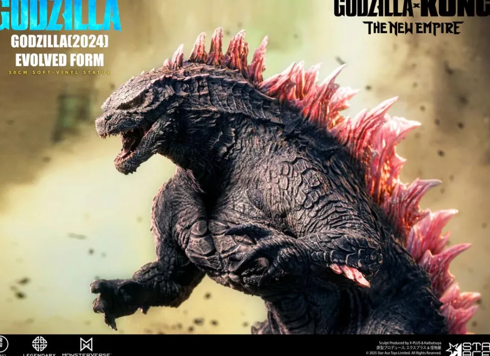 Godzilla x Kong: The New Empire (2024) - Godzilla Evolved Form Deluxe 12" Soft Vinyl Statue