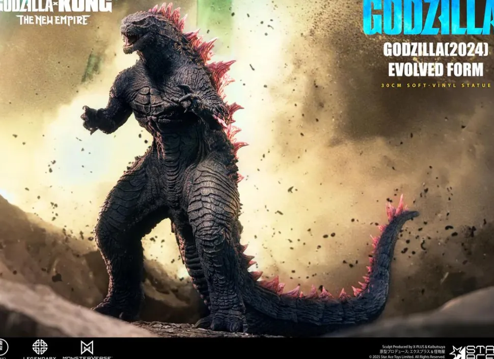 Godzilla x Kong: The New Empire (2024) - Godzilla Evolved Form Deluxe 12" Soft Vinyl Statue