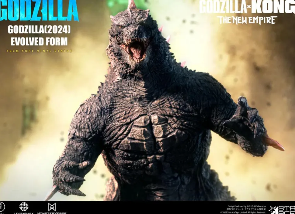 Godzilla x Kong: The New Empire (2024) - Godzilla Evolved Form Deluxe 12" Soft Vinyl Statue