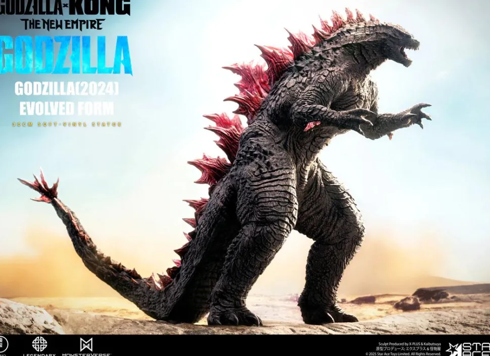 Godzilla x Kong: The New Empire (2024) - Godzilla Evolved Form Deluxe 12" Soft Vinyl Statue