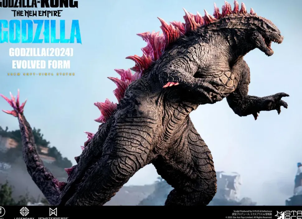Godzilla x Kong: The New Empire (2024) - Godzilla Evolved Form Deluxe 12" Soft Vinyl Statue