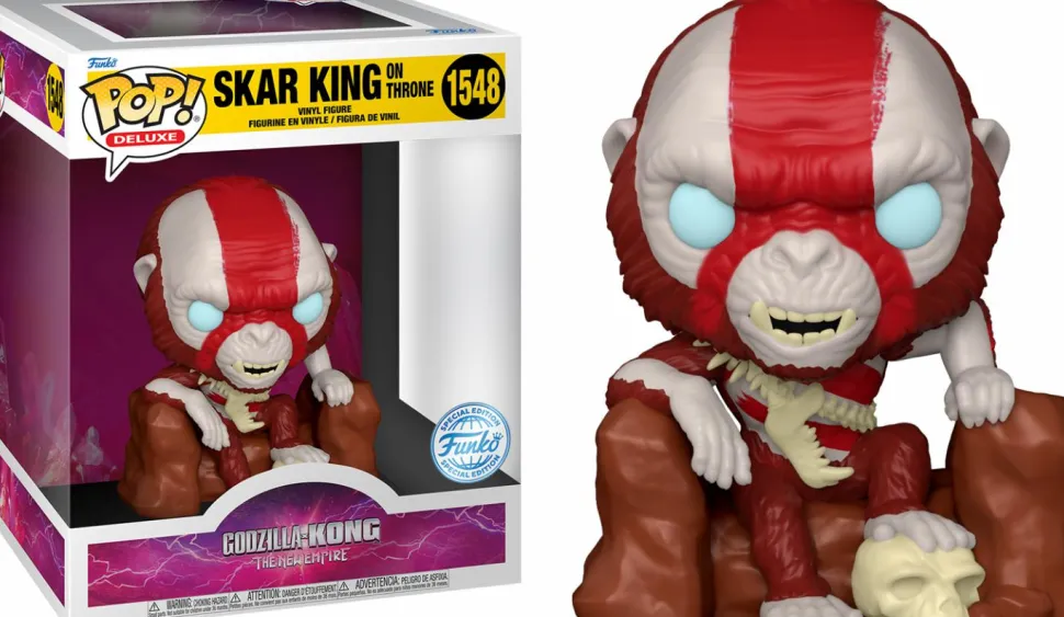 Godzilla x Kong: The New Empire (2024) - Skar King on Throne Pop! Deluxe Vinyl Figure (Popcultcha Exclusive)