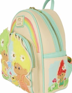 Good Luck Trolls - Classic Plush Glitter 10" Faux Leather Mini Backpack