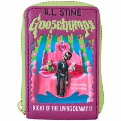 Goosebumps - Night of the Living Dummy Book Cover 4" Faux Leather Accordion Wallet
