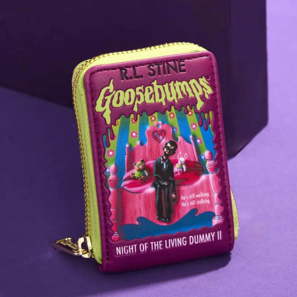 Goosebumps - Night of the Living Dummy Book Cover 4" Faux Leather Accordion Wallet