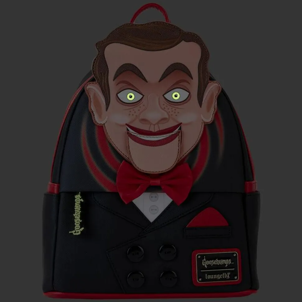 Goosebumps - Slappy Cosplay Glow in the Dark 10" Faux Leather Mini Backpack