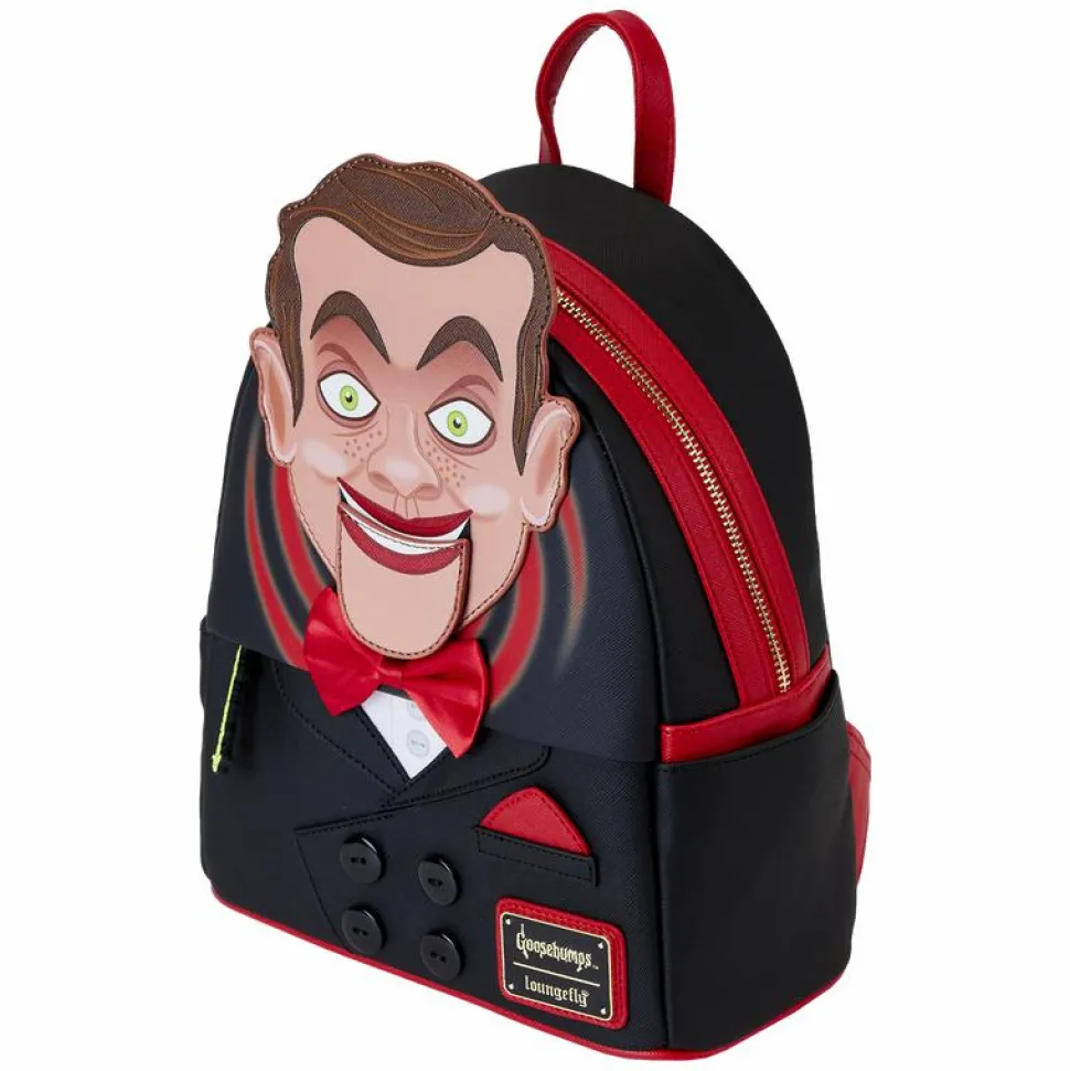 Goosebumps - Slappy Cosplay Glow in the Dark 10" Faux Leather Mini Backpack