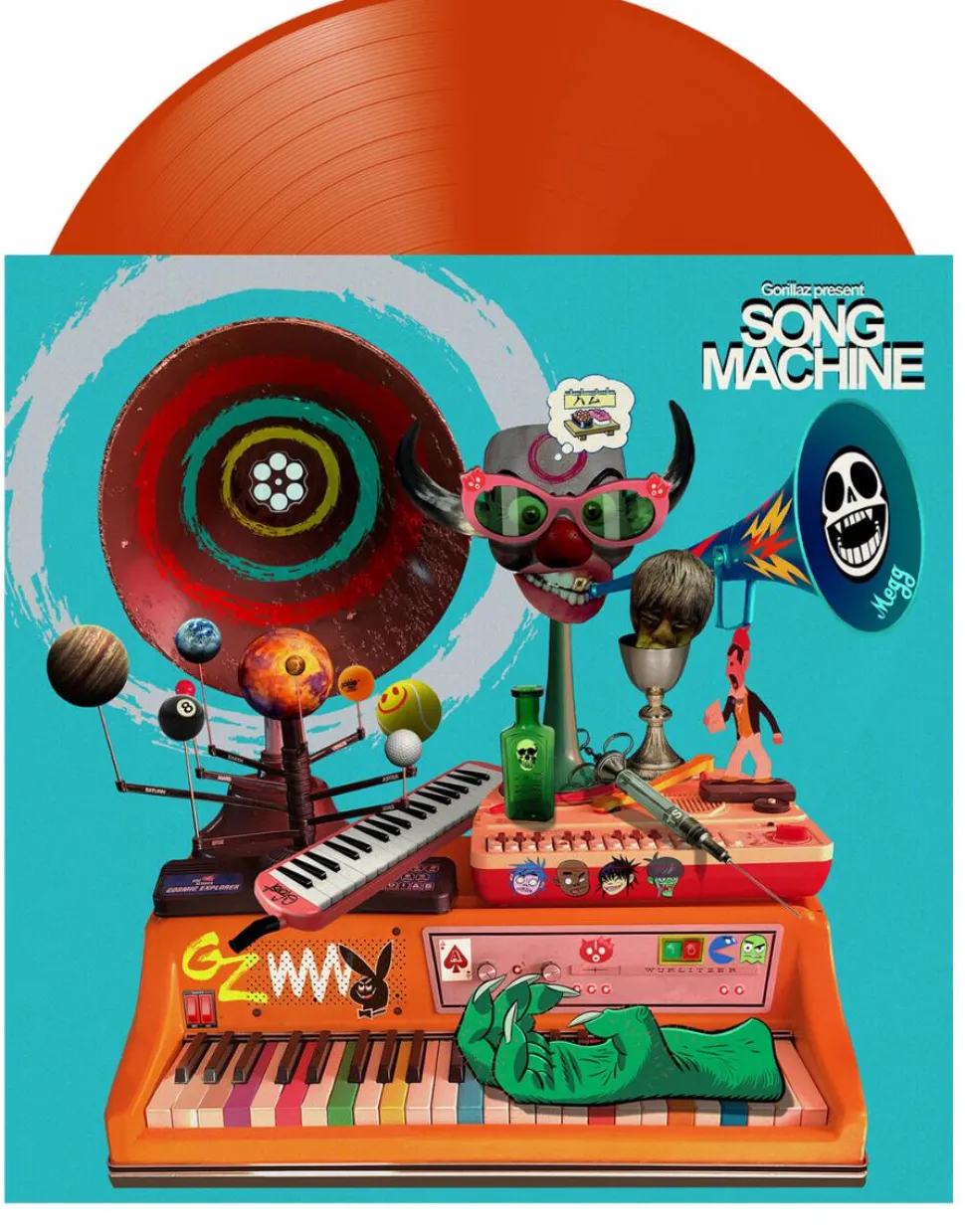 Gorillaz - Song Machine Season One LP Vinyl Record (Orange Coloured Vinyl)