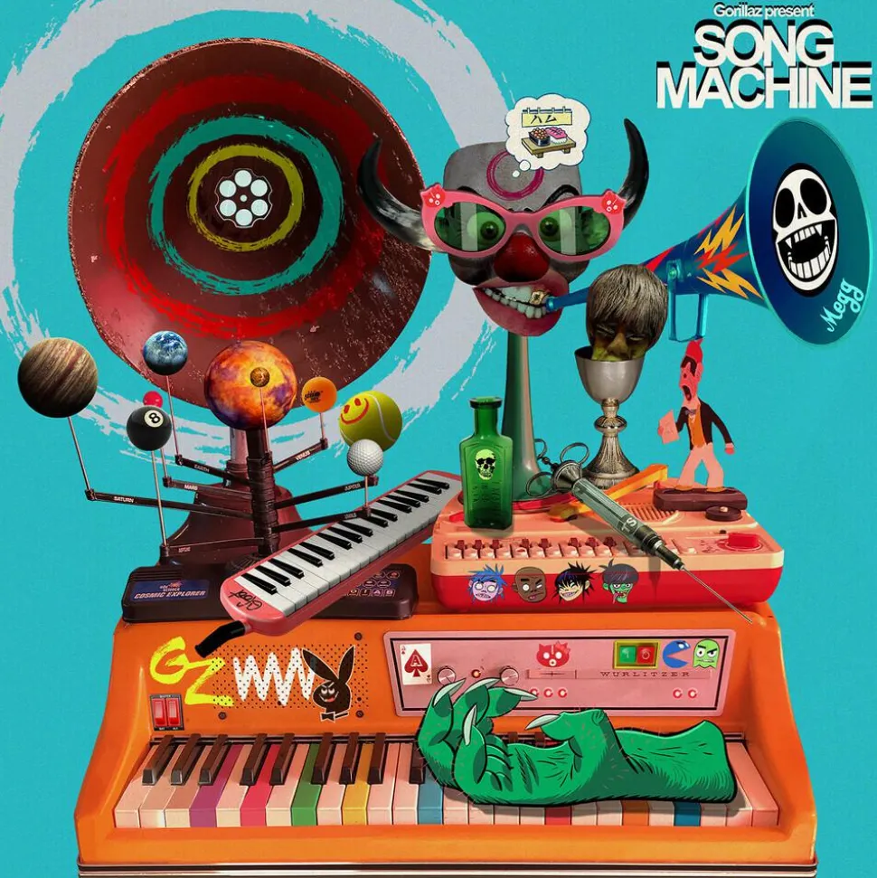 Gorillaz - Song Machine Season One LP Vinyl Record (Orange Coloured Vinyl)